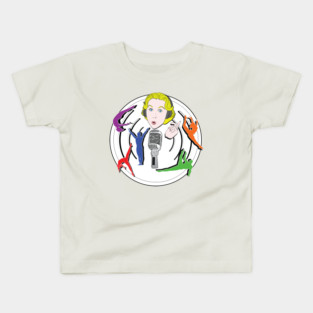 GymCastic (Front/Back Tagline) - The Greatest Gymnastics Podcast in the Galaxy! Kids T-Shirt