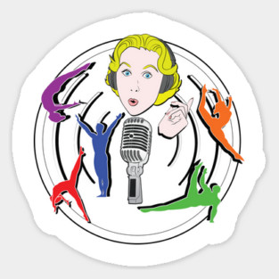 GymCastic (Front/Back Tagline) - The Greatest Gymnastics Podcast in the Galaxy! Magnet