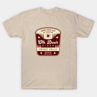 Oh Deer Diner Emblem T-Shirt
