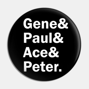 Funny Names x KISS Pin