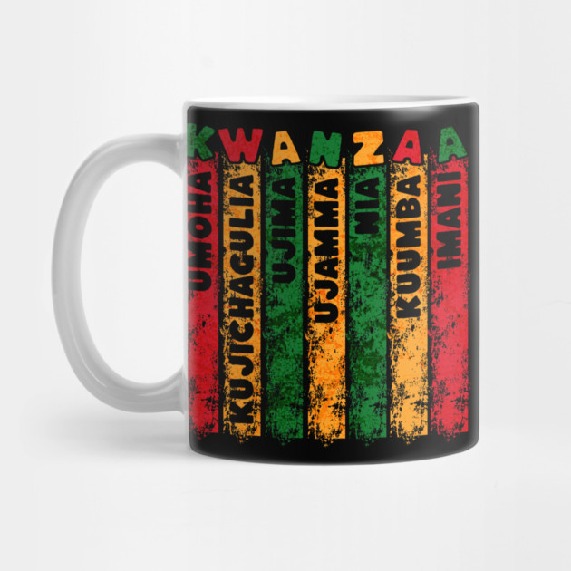 Retro Grunge Kwanzaa Principles by HolidayBug