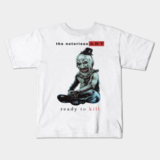 THE NOTORIOUS ART (WHITE) Kids T-Shirt