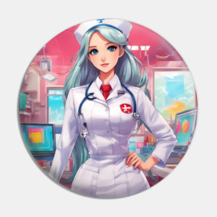 Cool Hero Dreams Beautifull Anime Nurse Pin