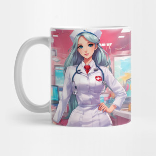 Cool Hero Dreams Beautifull Anime Nurse Mug
