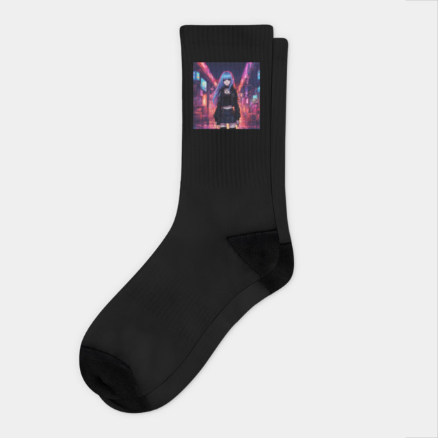 Darkest Symphony Collorful Street Socks by animegirlnft