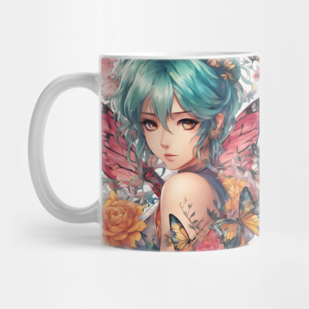 Arsty 70s Butterfly Angel by animegirlnft