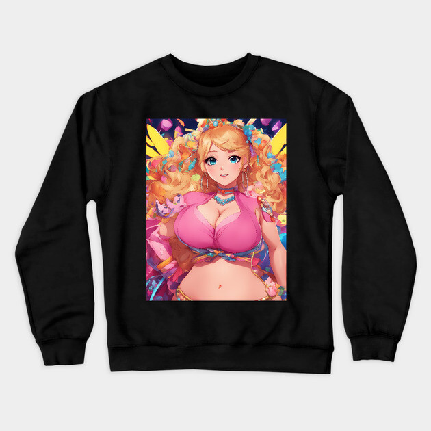 Best seller Full-Size Fantasy beauty Crewneck Sweatshirt by animegirlnft