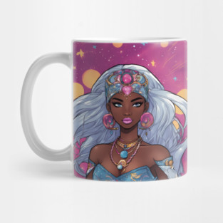 anime powerful woman beauty Mug