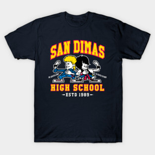 San Dimas High School Mascot - 80s Sci Fi Movie T-Shirt