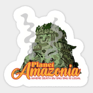 Planet Amazonia Sticker