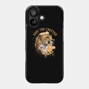 Save the Cheetah Phone Case