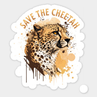 Save the Cheetah Sticker