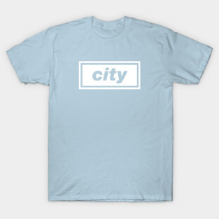 City – Manchester Football & Indie Design T-Shirt