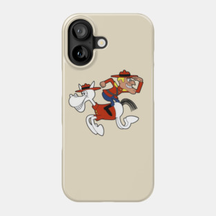 Dudley Do-Right and Horse Phone Case