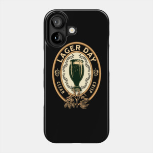 Lager Day beer logo Phone Case