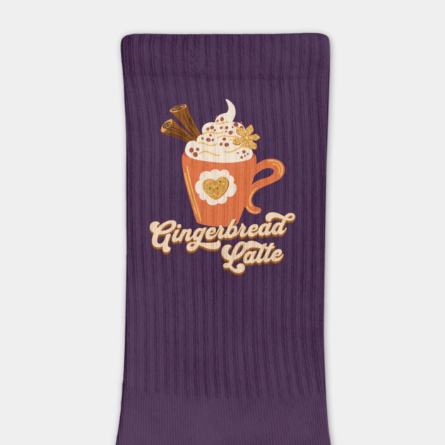 Retro Gingerbread Latte Coffee by HolidayBug