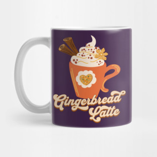 Retro Gingerbread Latte Coffee Mug