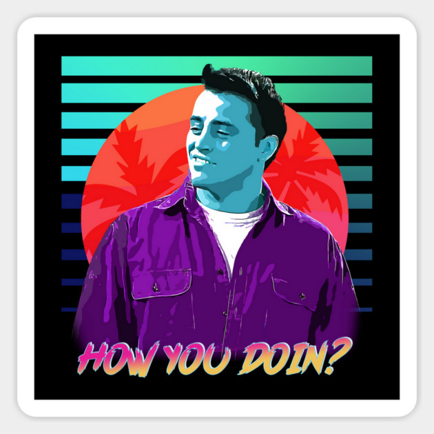 How you Doin' Neon Retro Magnet by Tv Moments