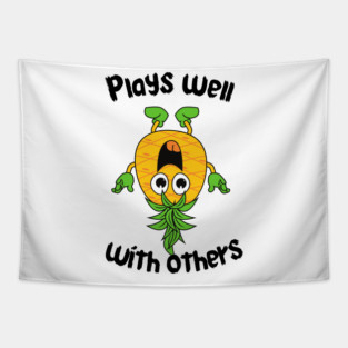 upside down pineapple Tapestry