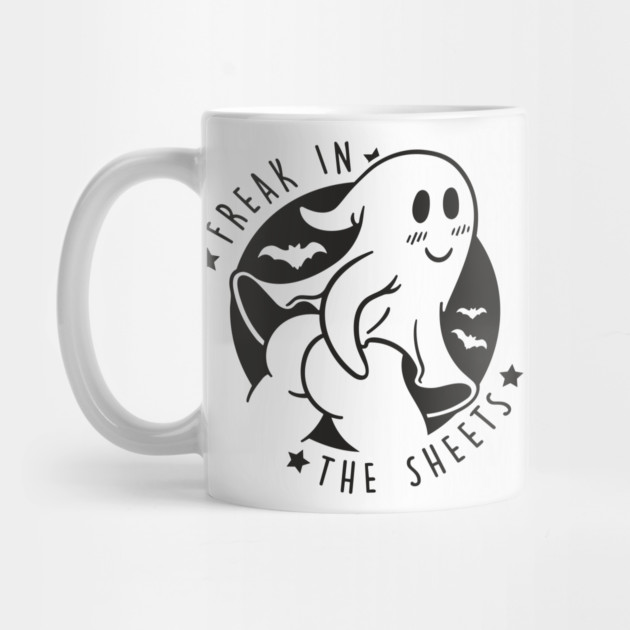 Freak in the sheets Funny Halloween Ghost by Darksavage