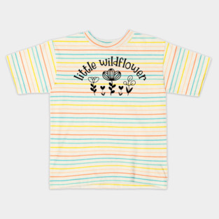 Little Wildflower Flower Kids T-Shirt