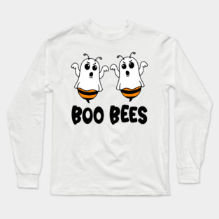 Two Boo Bees Ghost Funny Halloween Long Sleeve T-Shirt