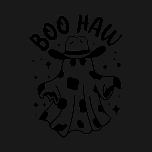 Boo Haw Cowboy Ghost Halloween by Darksavage