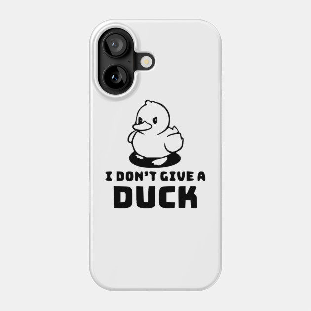 Funny Angry Duck Saying Phone Case by Darksavage
