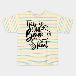 Boo Sheet Funny Halloween Saying Kids T-Shirt