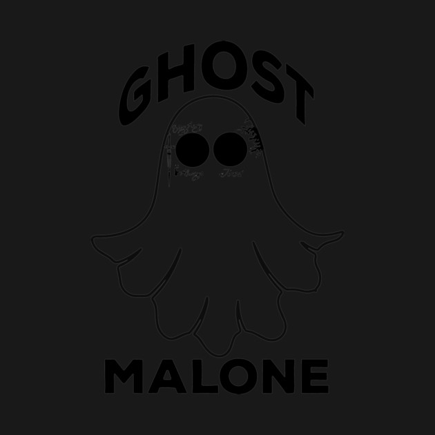 Funny Ghost Malone Cool Halloween by Darksavage