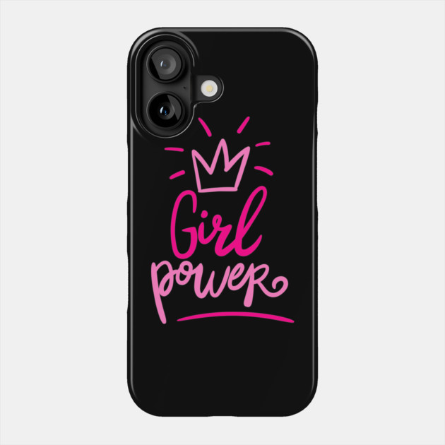 All Pink Fantastic Girl Power Phone Case by Darksavage