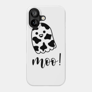 Ghost Cow, Moo I mean Boo Halloween Phone Case