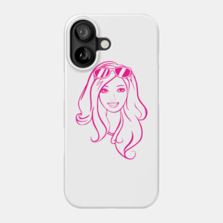 Pink B Face Phone Case