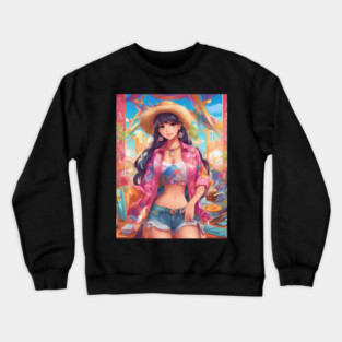 Cosmic Chronicles Anime Fashion Crewneck Sweatshirt