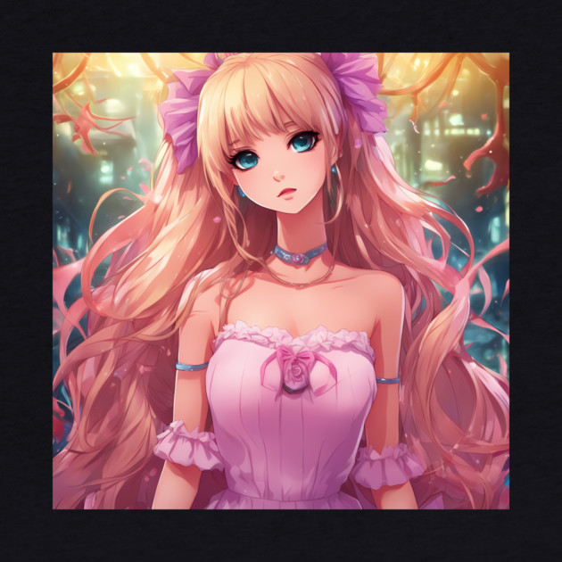 nasty pink of anime girl by animegirlnft