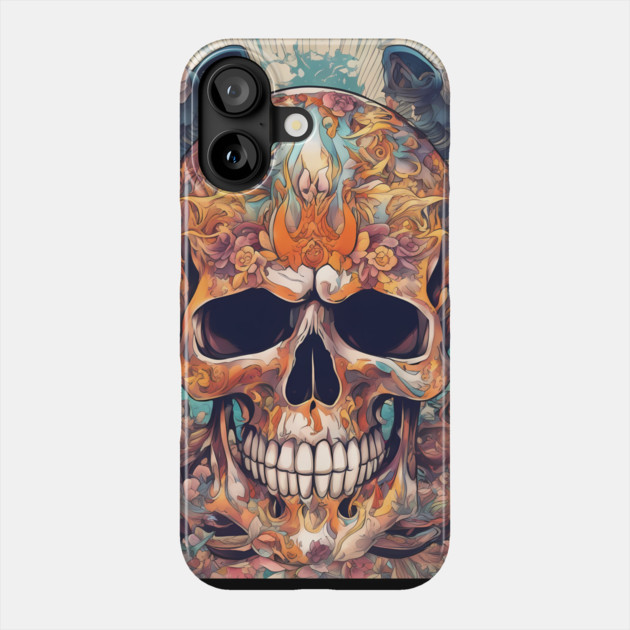 Death's Embrace Smile Phone Case by animegirlnft