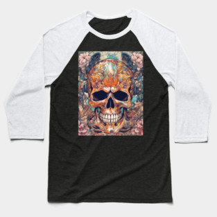 Death's Embrace Smile Baseball T-Shirt