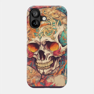 Skull Requiem Death Tattoo Phone Case