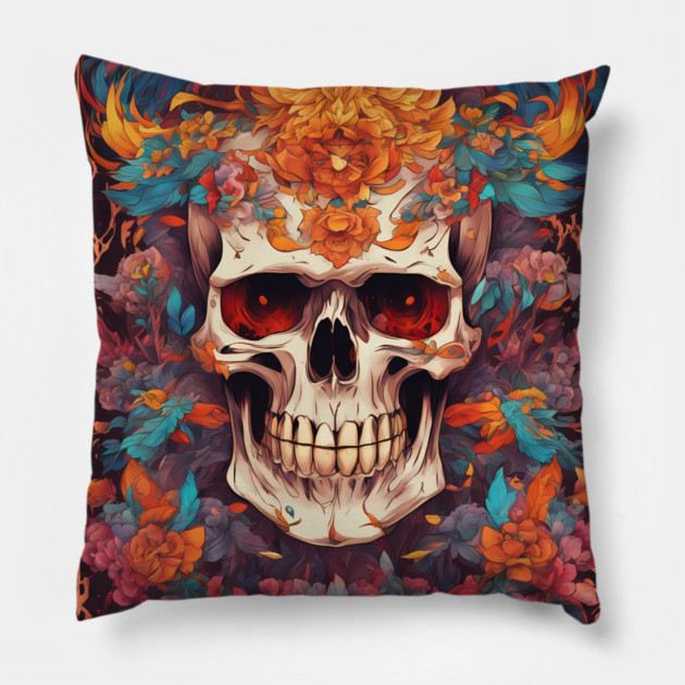Top Head Cursed Bones Pillow by animegirlnft