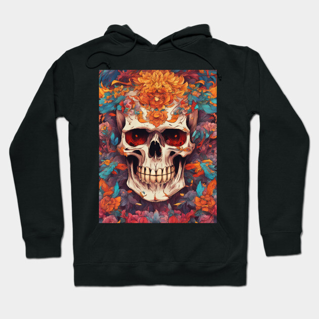 Top Head Cursed Bones Hoodie by animegirlnft