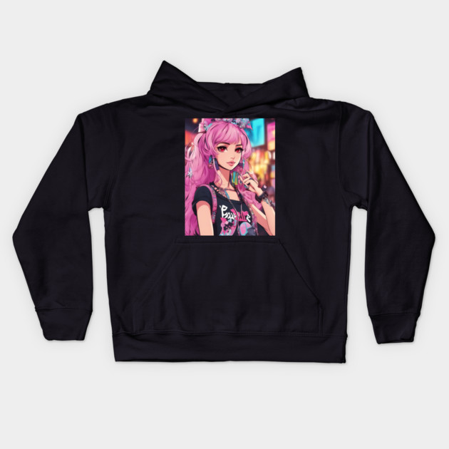 Absidian Beneath Symphony Darkness Kids Hoodie by animegirlnft