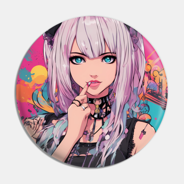 Adventure Demon Style 80s Pin by animegirlnft