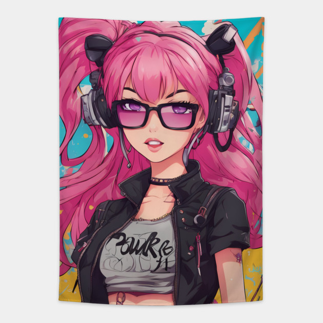 Top Hot Fist of the North Star Tapestry by animegirlnft