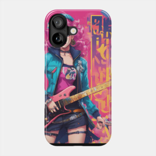 Waifu Guitar Heavy Metal Phone Case