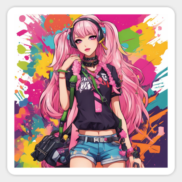 Catnip Chronicles Anime Waifu Sticker by animegirlnft