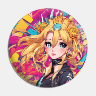 Aesthetic Waifu Akira  80s vintage Pin