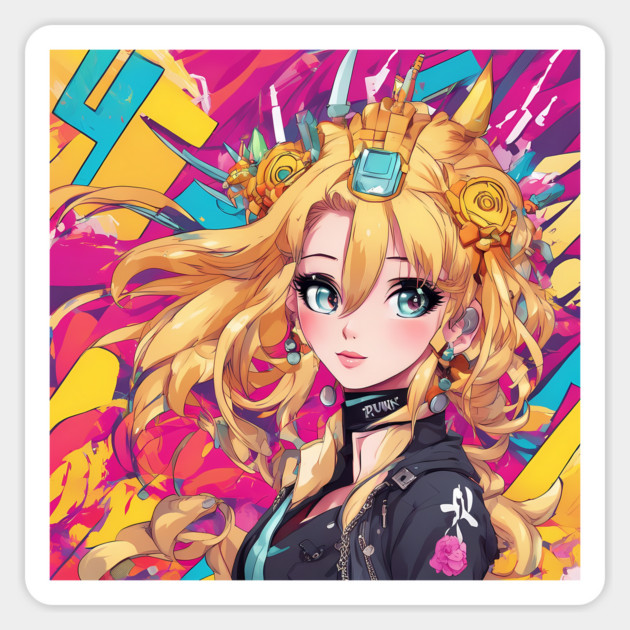 Aesthetic Waifu Akira  80s vintage Magnet by animegirlnft