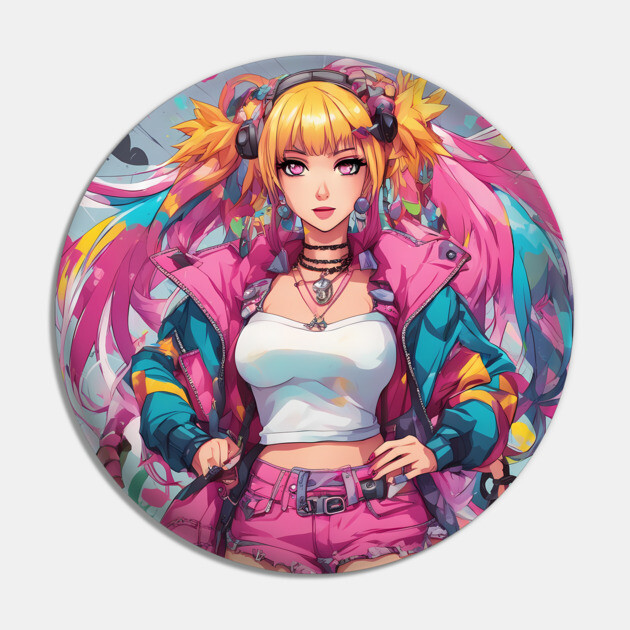 Anime Whisker Warriors Pin by animegirlnft