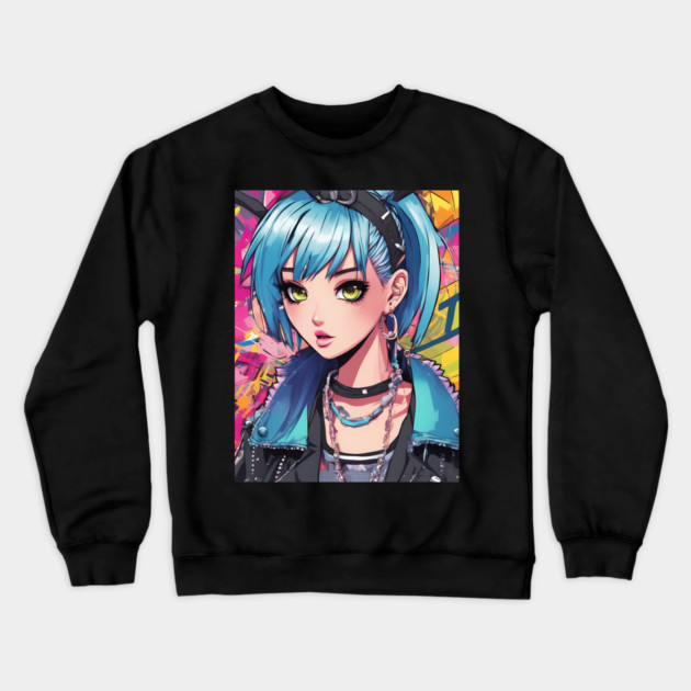 Captain Tsubasa Crewneck Sweatshirt by animegirlnft