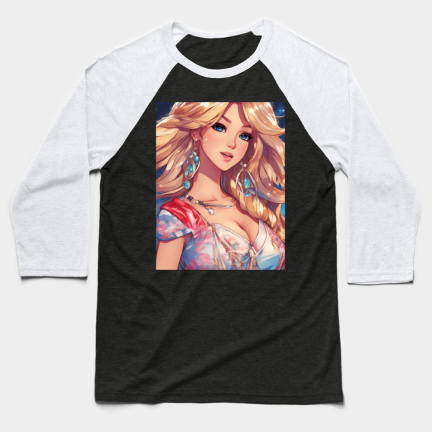 adventure vintage beautiful Baseball T-Shirt by animegirlnft